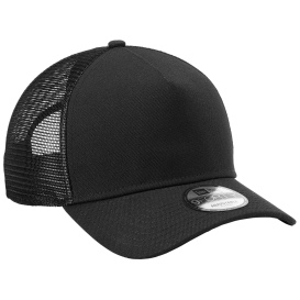 New Era NE212 A-Frame Snapback Mesh Back Cap - Black/Black