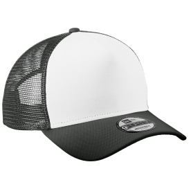 New Era NE212 A-Frame Snapback Mesh Back Cap - White/Graphite/Graphite