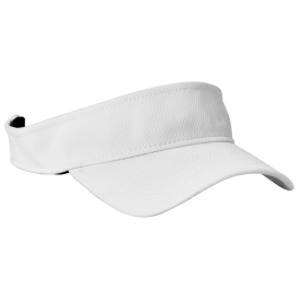 New Era NE219 Performance Dash Adjustable Visor - White