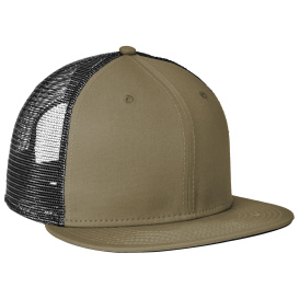 New Era NE4030 Standard Fit Snapback Trucker Cap - Olive/Black