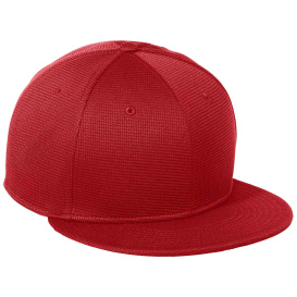 New Era NE409 Pivot Flat Bill Snapback Cap - Scarlet
