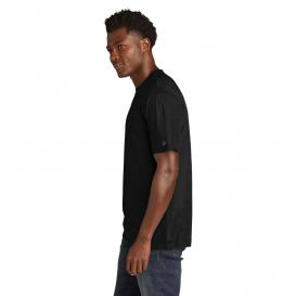 New Era NEA135 Tri-Blend Tee - Black Solid