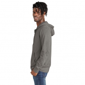New Era NEA141 Thermal Full-Zip Hoodie - Shadow Grey Heather