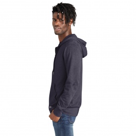 New Era NEA141 Thermal Full-Zip Hoodie - True Navy Heather