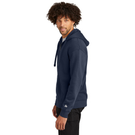 New Era NEA526 Heritage Fleece Full-Zip Hoodie - True Navy