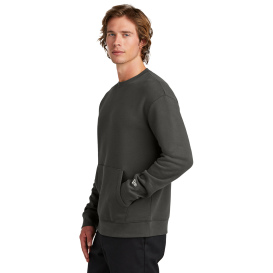 New Era NEA527 Heritage Fleece Pocket Crew - Graphite