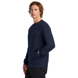New Era NEA527 Heritage Fleece Pocket Crew - True Navy