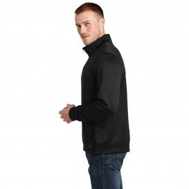 New Era NEA530 Performance Terry Full-Zip Jacket - Black