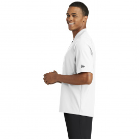 New Era NEA600 Cage Short Sleeve 1/4-Zip Jacket - White