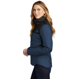 The North Face NF0A7V6K Ladies Chest Logo Everyday Insulated Jacket - Shady Blue