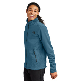 The North Face NF0A88D5 Chest Logo Ridgewall Soft Shell Jacket - Shady Blue