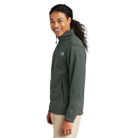 The North Face NF0A88D5 Chest Logo Ridgewall Soft Shell Jacket - TNF Dark Grey Heather