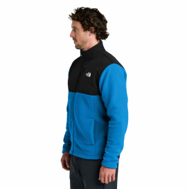 The North Face NF0A8BUQ Highest Peak Full-Zip Fleece Jacket - Hero Blue/TNF Black
