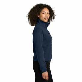 The North Face NF0A8C5H Ladies Double-Knit 1/2-Zip Fleece - Summit Navy