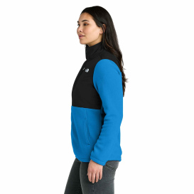 The North Face NF0A8BUR Ladies Highest Peak Full-Zip Fleece Jacket - Hero Blue/NF Black