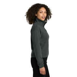 The North Face NF0A8C5H Ladies Double-Knit 1/2-Zip Fleece - Asphalt Grey