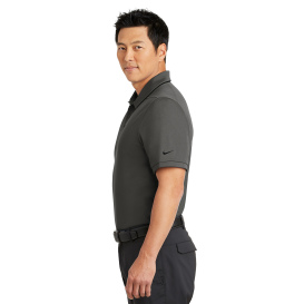 Nike NKAA1849 Dri-FIT Edge Tipped Polo - Anthracite/Black
