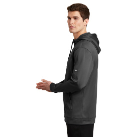 Nike NKAH6259 Therma-FIT Full-Zip Fleece Hoodie - Anthracite