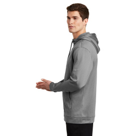 Nike NKAH6259 Therma-FIT Full-Zip Fleece Hoodie - Dark Grey Heather