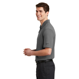 Nike NKAH6266 Dri-FIT Hex Textured Polo - Dark Grey