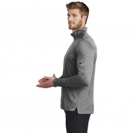 Nike NKBV6044 Dry 1/2-Zip Cover-Up - Black Heather