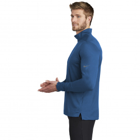 Nike NKBV6044 Dry 1/2-Zip Cover-Up - Gym Blue