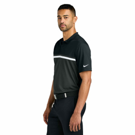 Nike NKFQ3968 Dri-FIT Victory Colorblock Polo - Black/Anthracite/White