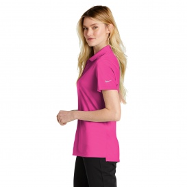 Nike NKDC1991 Ladies Dri-FIT Micro Pique 2.0 Polo - Vivid Pink