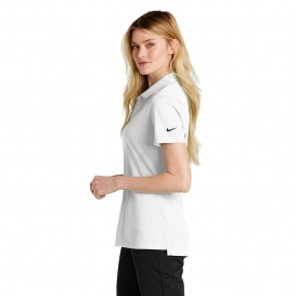 Nike NKDC1991 Ladies Dri-FIT Micro Pique 2.0 Polo - White