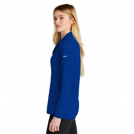 Nike NKDC2105 Ladies Dri-FIT Micro Pique 2.0 Long Sleeve Polo - Game Royal