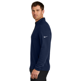Nike NKDX6702 Textured 1/2-Zip Cover-Up - College Navy
