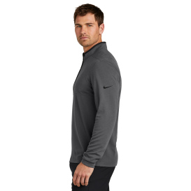 Nike NKDX6702 Textured 1/2-Zip Cover-Up - Dark Grey