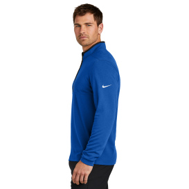 Nike NKDX6702 Textured 1/2-Zip Cover-Up - Gym Blue