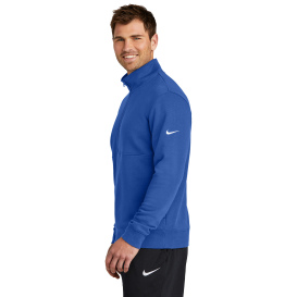 Nike NKDX6718 Club Fleece Sleeve Swoosh 1/2-Zip - Game Royal