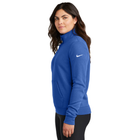 Nike NKDX6720 Club Fleece Sleeve Swoosh 1/2-Zip - Game Royal