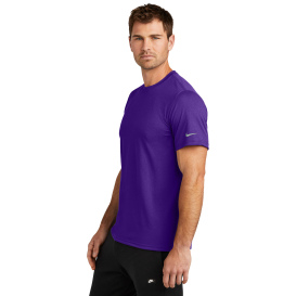 Nike NKDX8730 Swoosh Sleeve rLegend Tee - Court Purple