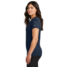 Nike NKDX8734 Ladies Swoosh Sleeve rLegend Tee - College Navy