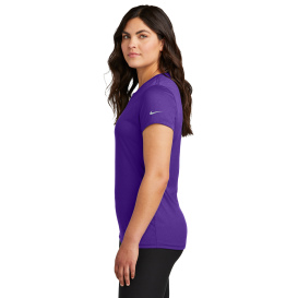 Nike NKDX8734 Ladies Swoosh Sleeve rLegend Tee - Court Purple