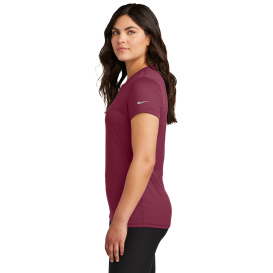 Nike NKDX8734 Ladies Swoosh Sleeve rLegend Tee - Team Maroon