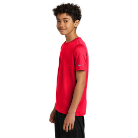 Nike NKDX8787 Youth Swoosh Sleeve rLegend Tee - University Red