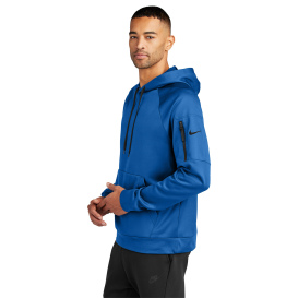 Nike NKFD9735 Therma-FIT Pocket Pullover Fleece Hoodie - Game Royal