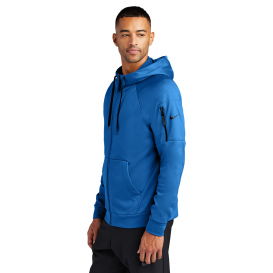 Nike NKFD9859 Therma-FIT Pocket Full-Zip Fleece Hoodie - Game Royal
