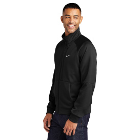 Nike NKFD9891 Full-Zip Chest Swoosh Jacket - Black