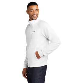 Nike NKFD9891 Full-Zip Chest Swoosh Jacket - White