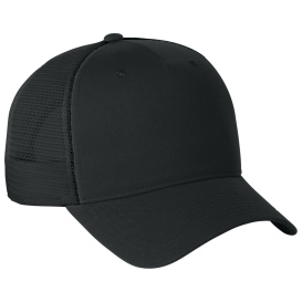 Nike NKFN9893 Snapback Mesh Trucker Cap - Black/Black