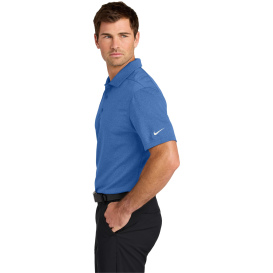 Nike NKFQ4794 Dri-FIT Smooth Heather Polo - Game Royal Heather