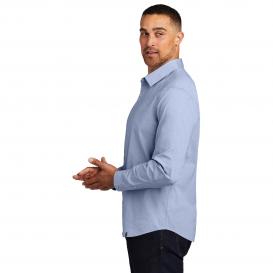 OGIO OG1002 Commuter Woven Shirt - Metal Blue Heather