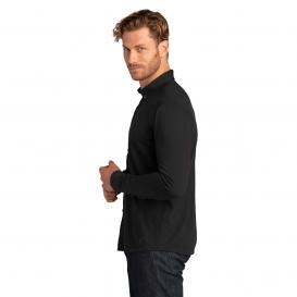 OGIO OG145 Code Stretch Long Sleeve Button-Up - Blacktop