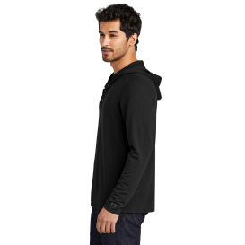OGIO OG826 Luuma Flex Hooded Henley - Blacktop