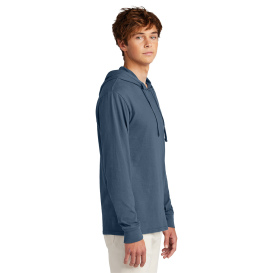 Port & Company PC099H Beach Wash Garment-Dyed Pullover Hooded Tee - Denim Blue